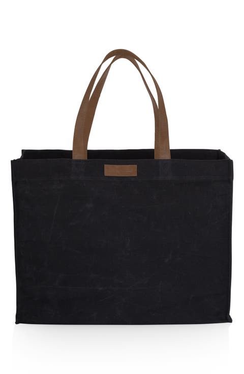 Market Large Waxed Canvas Tote