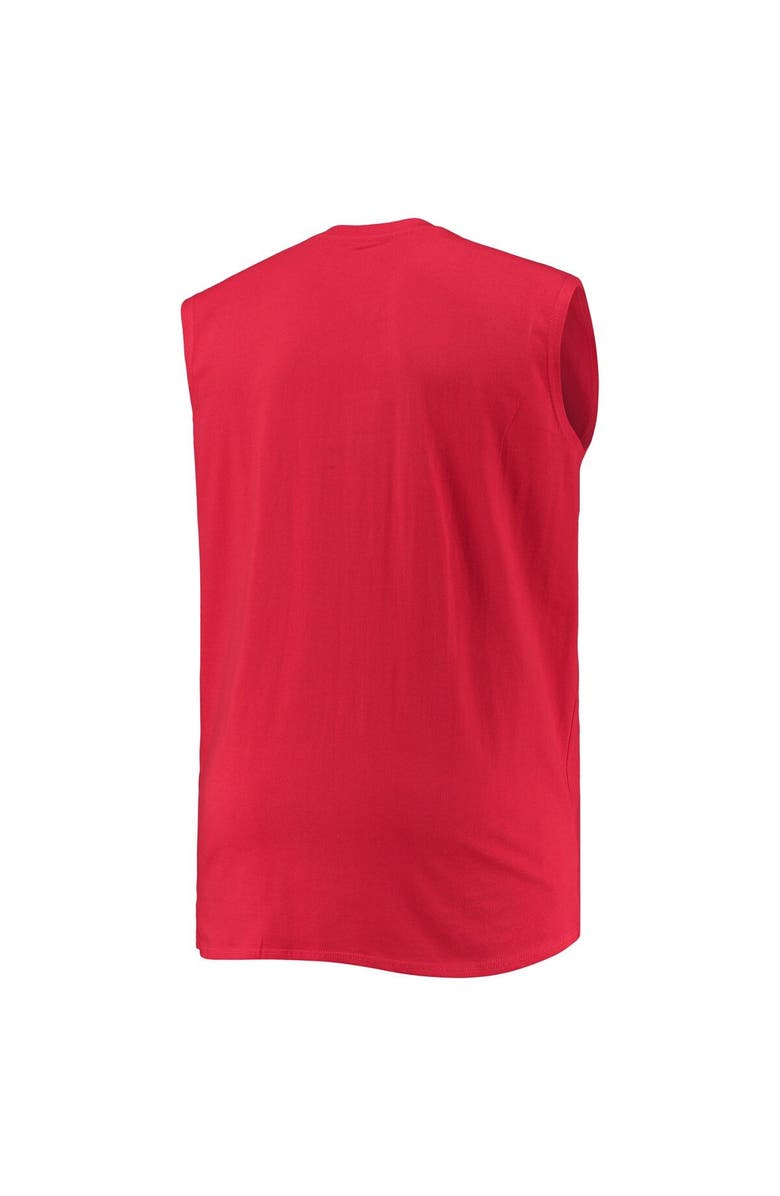 PROFILE Men's Red Washington Nationals Big & Tall Jersey Muscle Tank Top, Alternate, color, Red