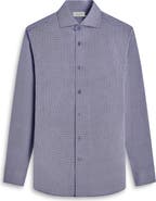 Bugatchi Devon OoohCotton® Geo Print Button-Up Shirt