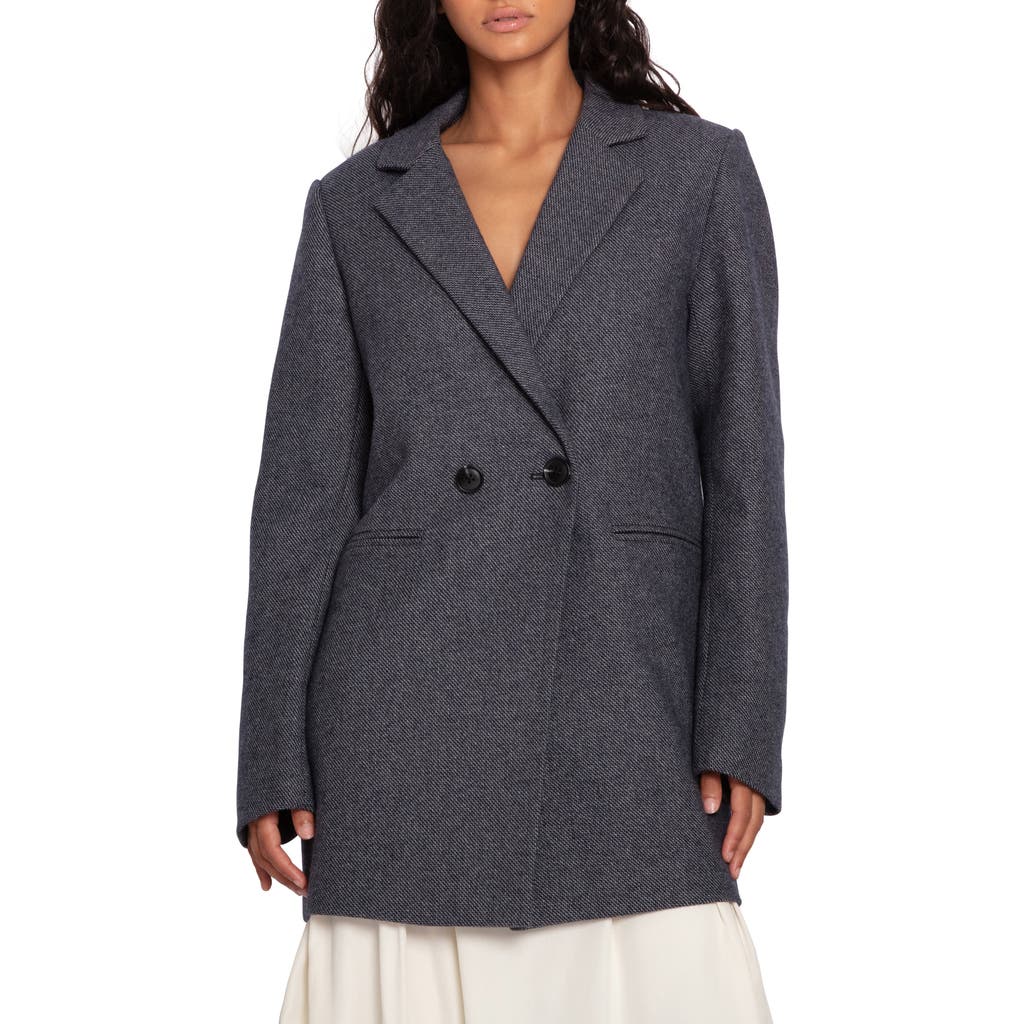 Belle & Bloom Kenzo Double Breasted Blazer In Black