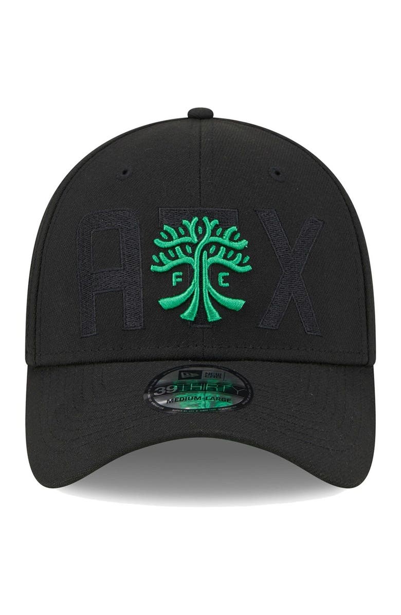 New Era Men's New Era Black Austin FC Kick Off 39THIRTY Flex Hat, Alternate, color, 