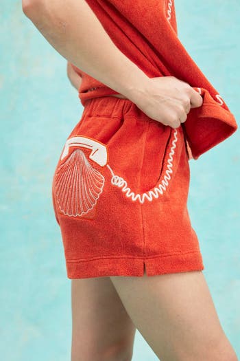 'Shellphone Booty Call' Mini Shorts