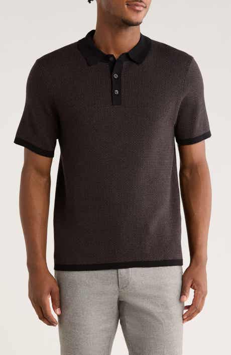 Perry Ellis Geometric Jacquard Polo