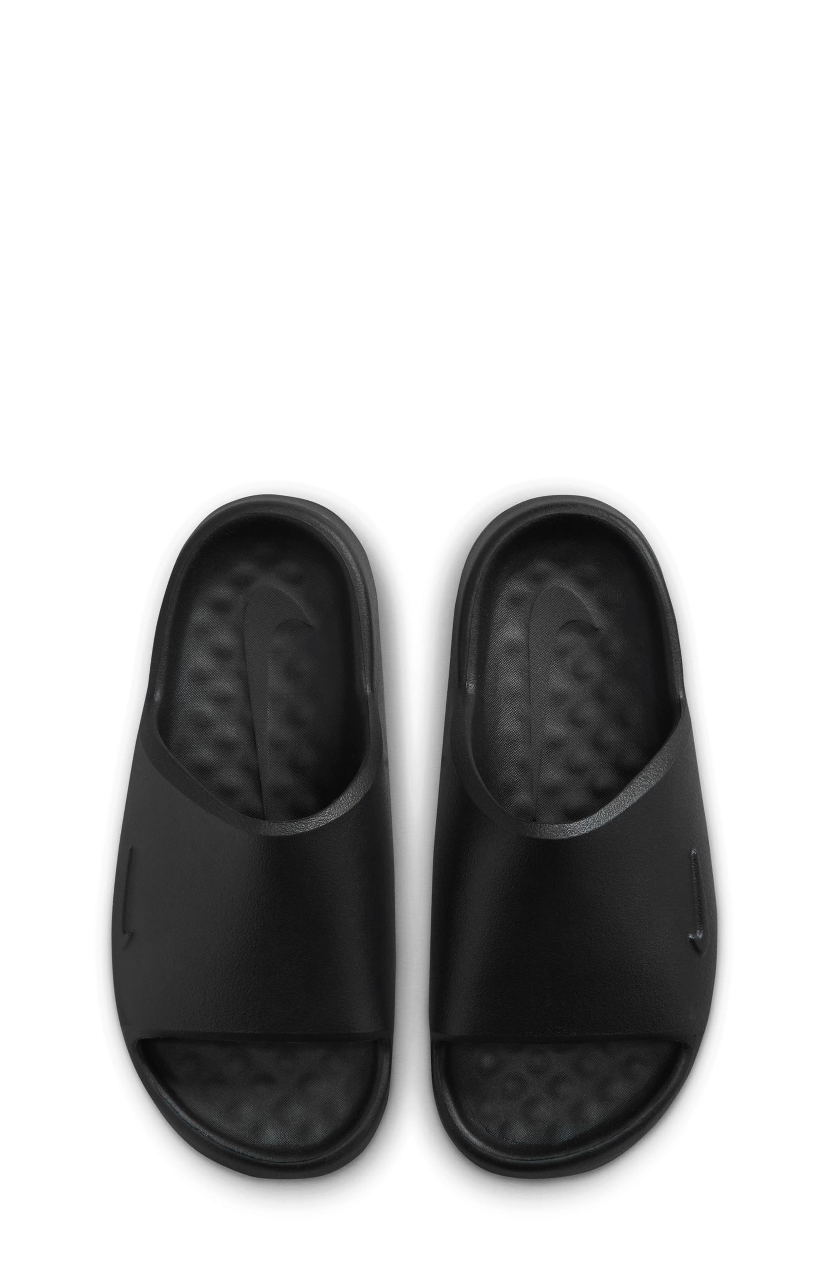 Nike Kids' Calm 2.0 Slide, Alternate, color, Black/ Black/ Black
