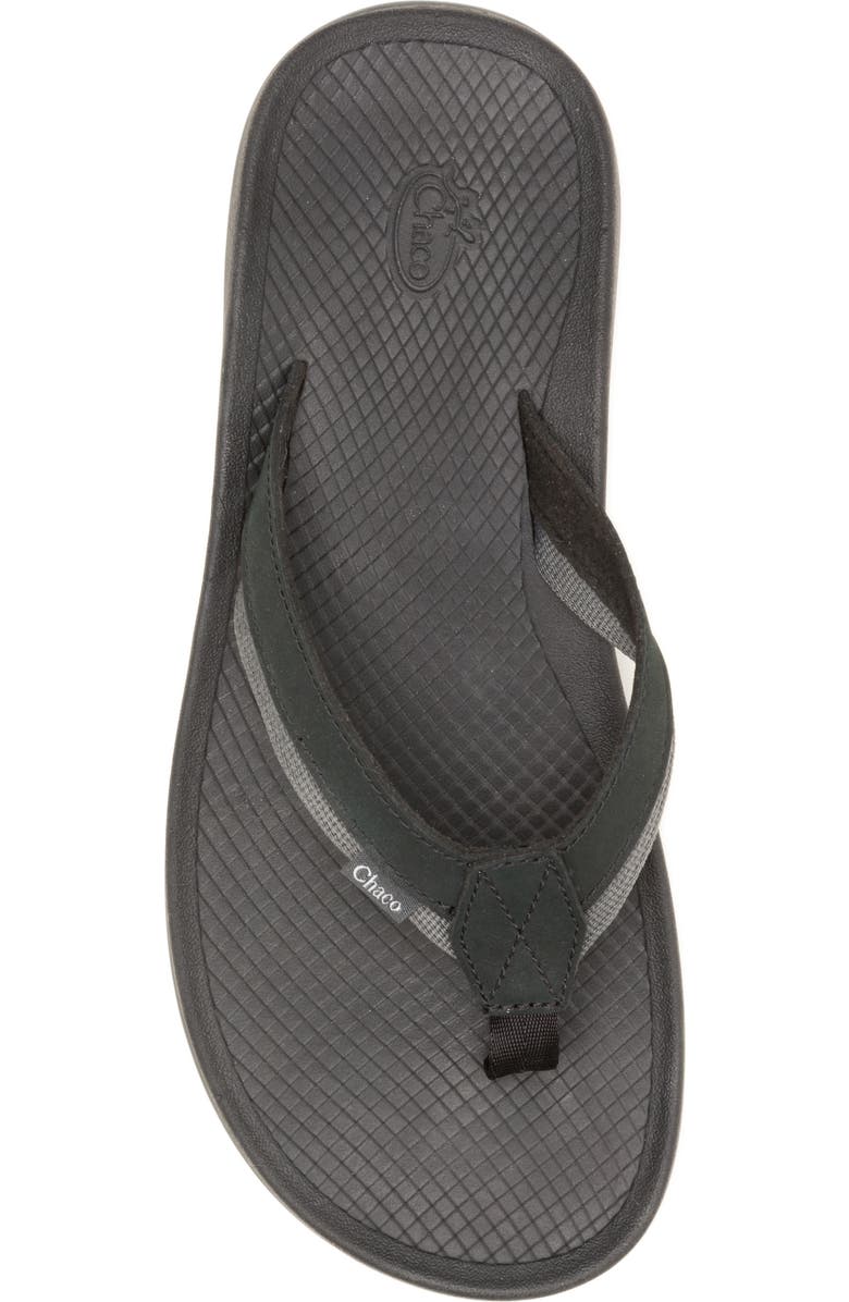 Chaco Lowdown Leather Flip Flop, Alternate, color,