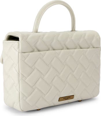 Kensington Quilted Leather Top Handle Bag