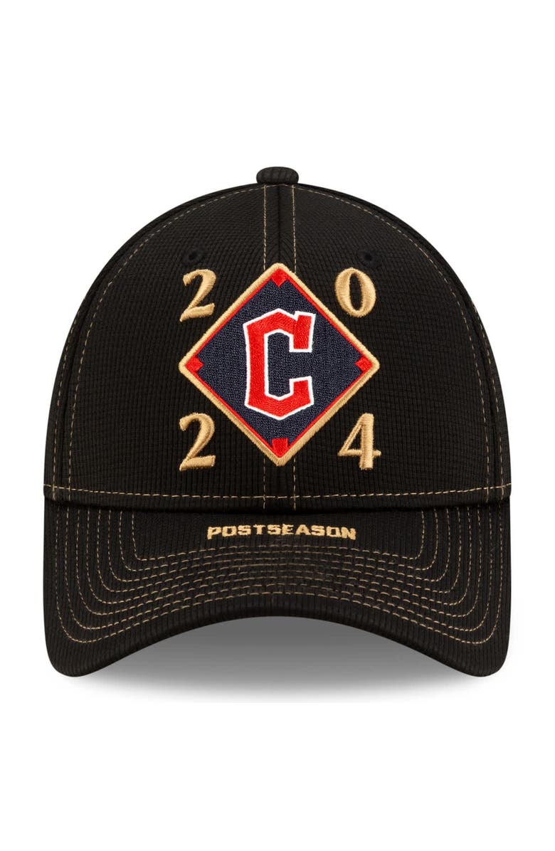 New Era Men's New Era Black Cleveland Guardians 2024 American League Division Series Champions Locker Room 9FORTY Adjustable Hat, Alternate, color, 