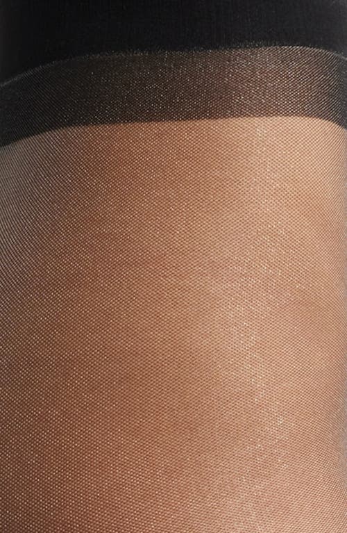 Stems Shimmer Metallic Sheer Tights In Silver