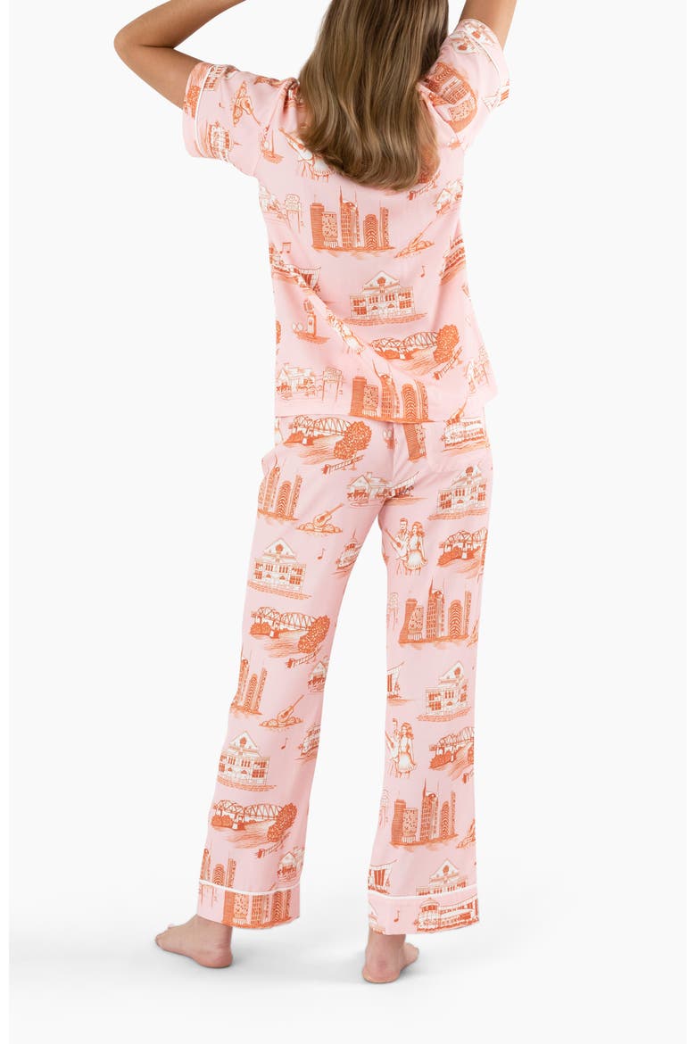 Nashville Toile Pants Set, Alternate, color, Pink
