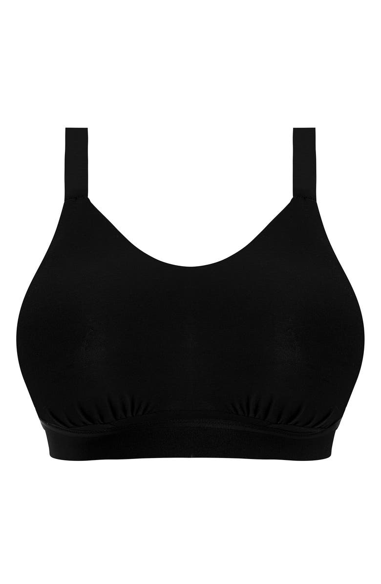 Elomi Downtime Wireless Bralette, Alternate, color, Black