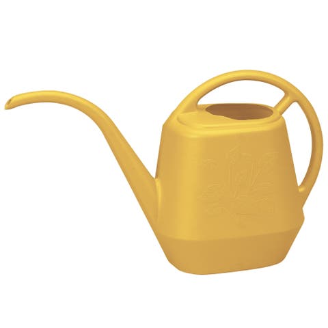 Watering Can Aqua Rite 1.1 Gallon (144 Fl Oz) Earthy Yellow