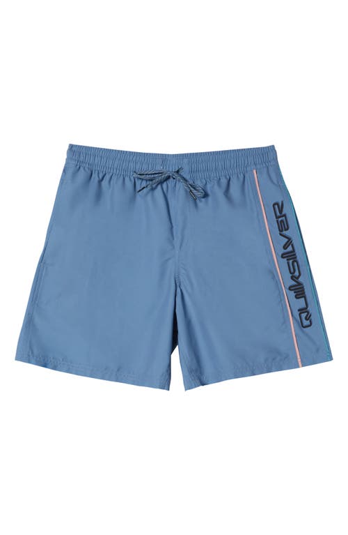 Quiksilver Everyday Vert Volley Swim Trunks In Coronet Blue