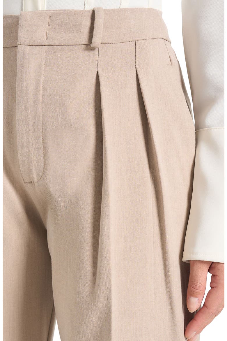 Julie Tailored Twin Pleat Trousers, Alternate, color, Taupe