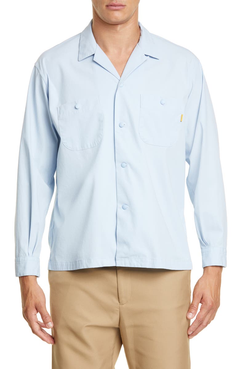 Union Los Angeles Long Sleeve Button-Up Camp Shirt, Alternate, color,