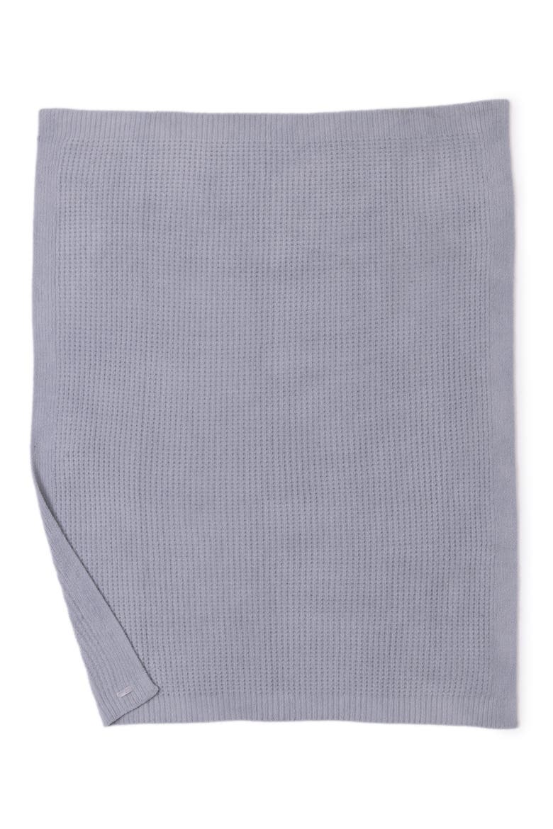 CozyChic® Waffle Knit Throw, Alternate, color, MOONWATER