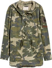 Free People Ember Military Cotton Pullover