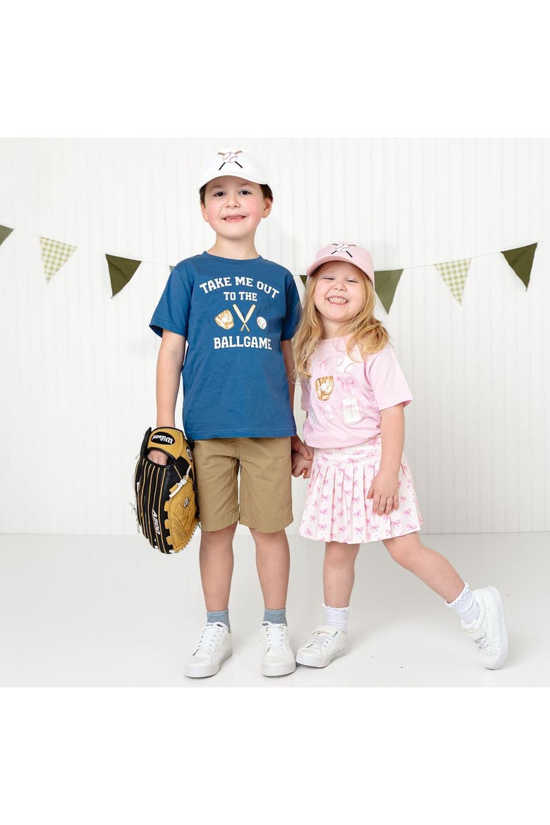 Batter Up Patch Baseball Hat, Alternate, color, Ballet Pink