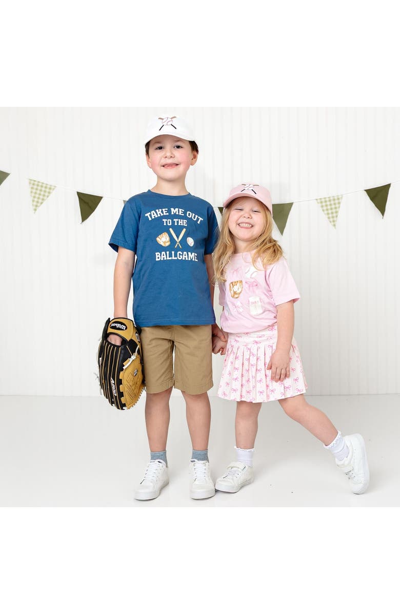 Sweet Wink Baseball Cutie Short Sleeve T-Shirt, Alternate, color, Ballet Pink