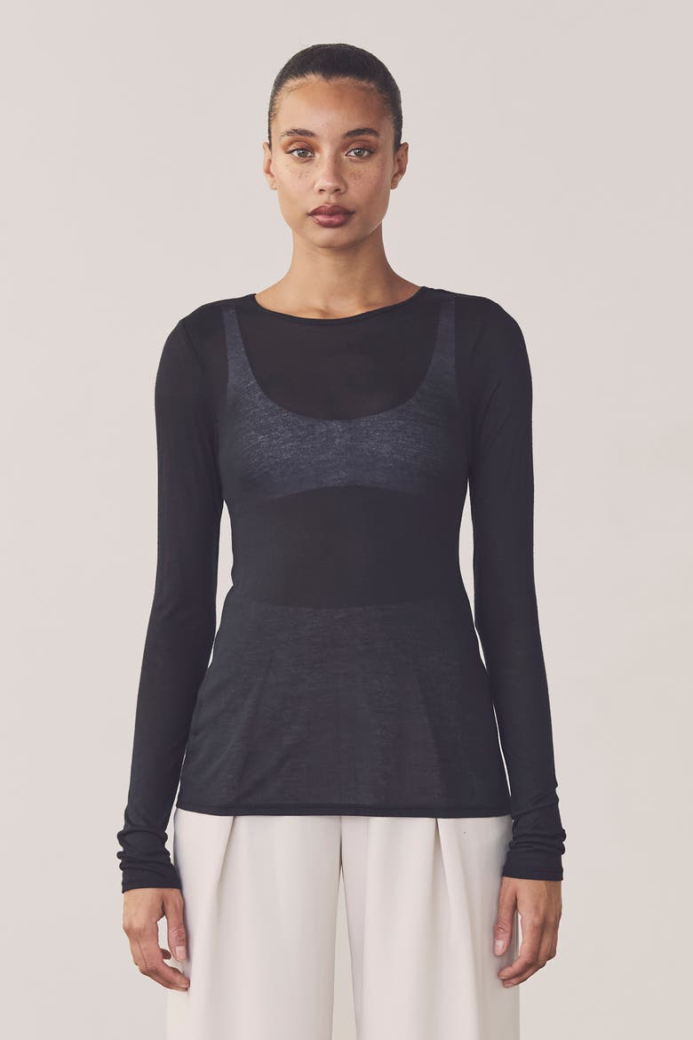 Dasha Longsleeve, Main, color, Black