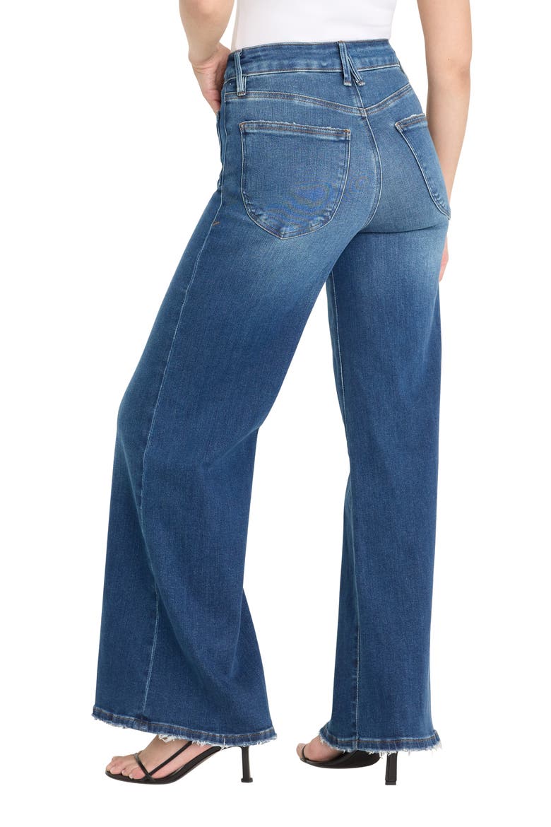Soft-Tech Good Waist Palazzo Jeans, Alternate, color, INDIGO511
