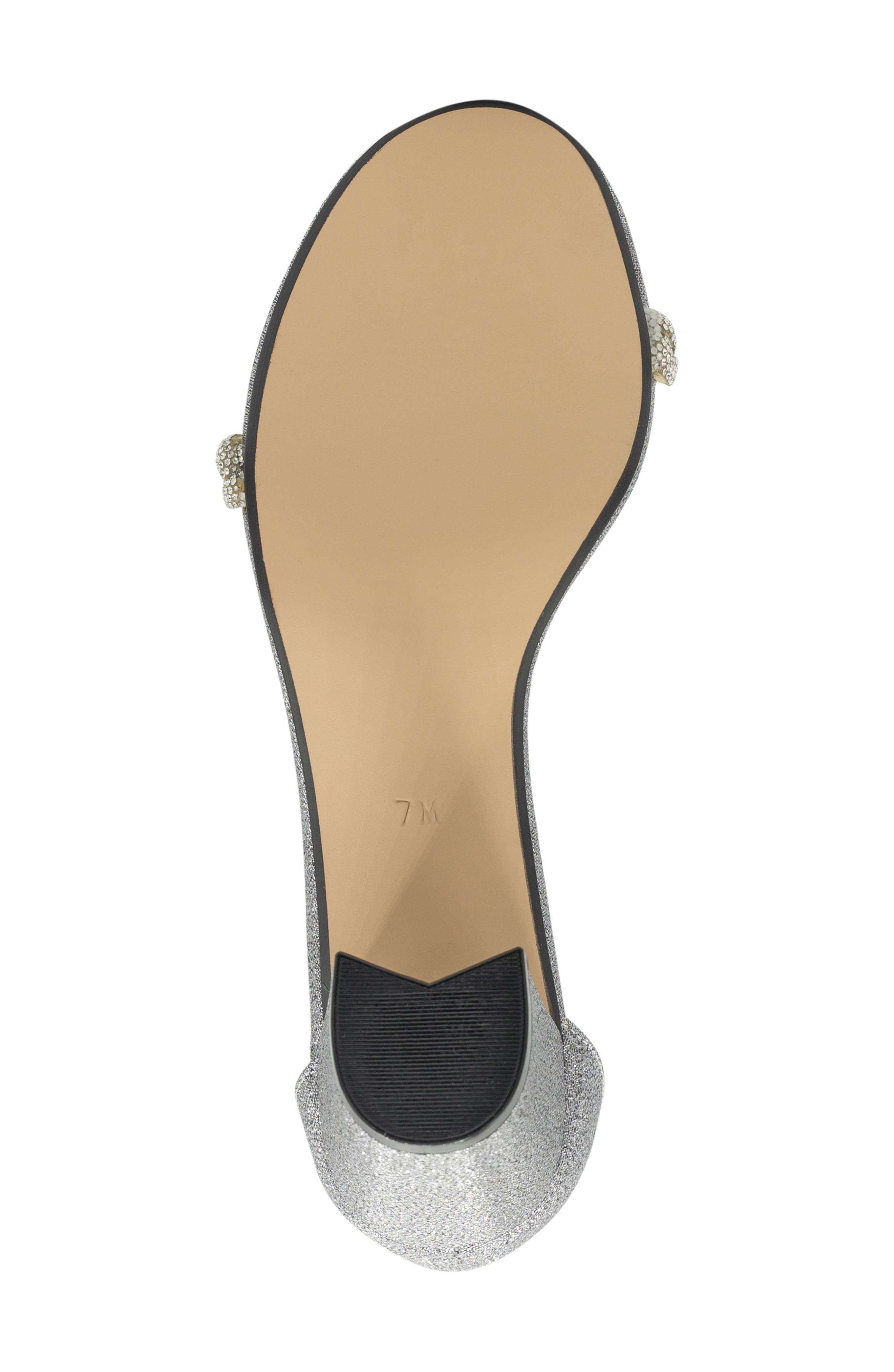 Touch Ups Whitney Ankle Strap Sandal, Alternate, color, Pewter