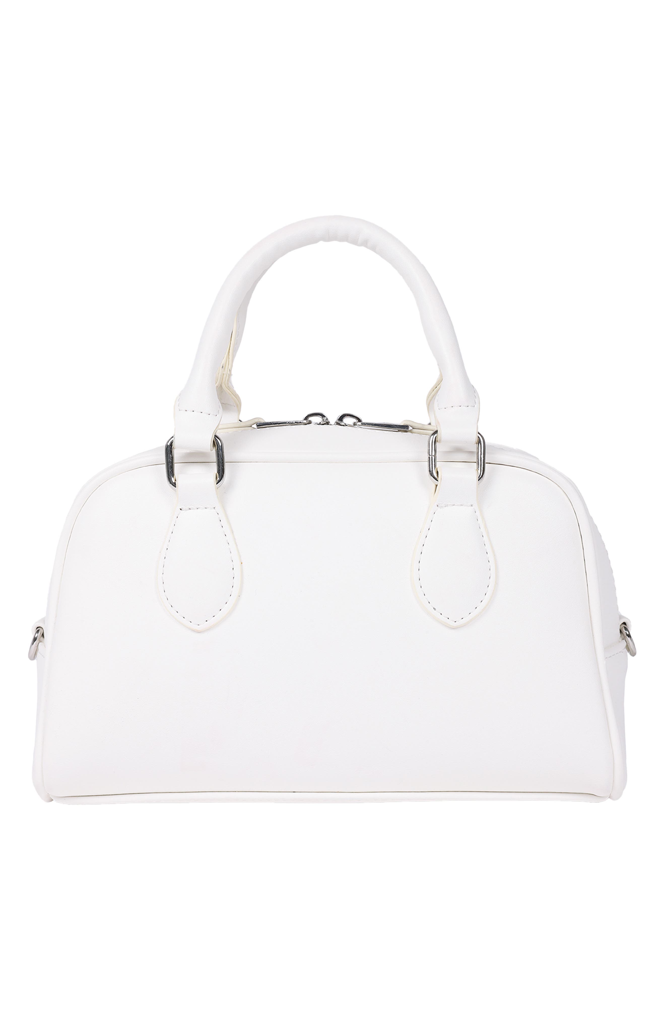 True Religion Bombe Logo Satchel, Alternate, color, 