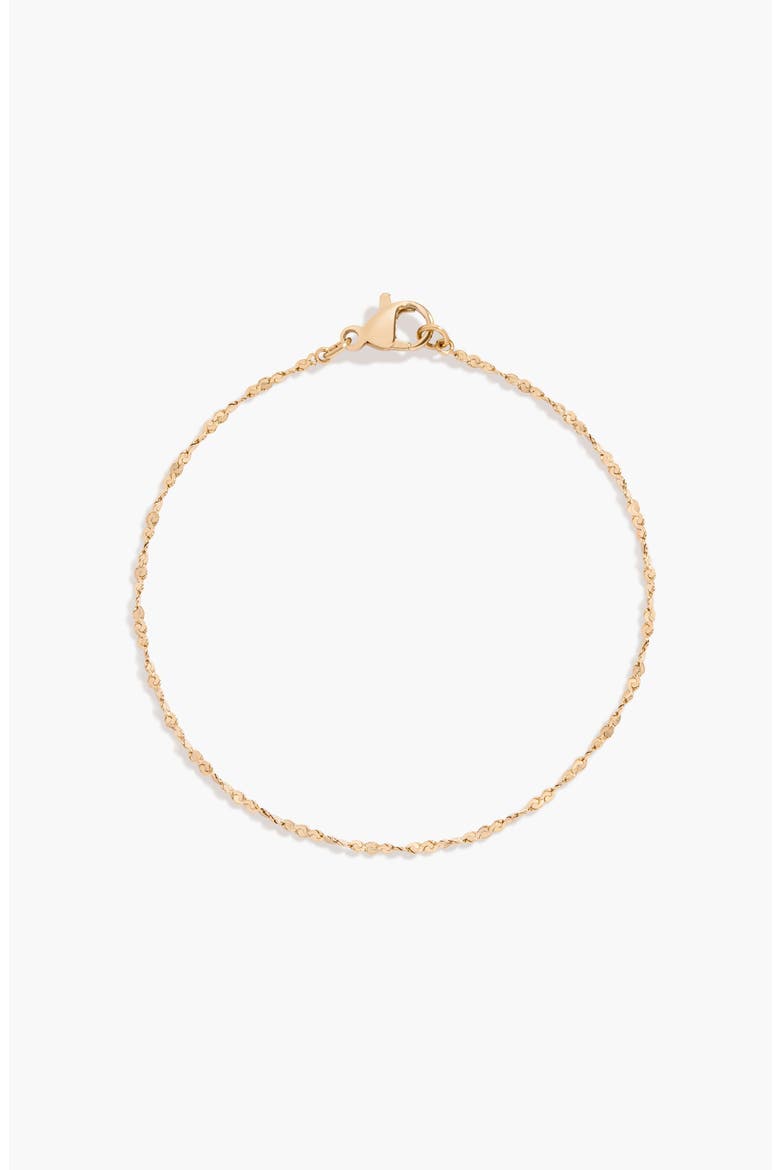 Unbreakable Barely There Chain Bracelet, Main, color, Yellow