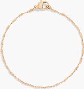 Aurate Unbreakable Barely There Chain Bracelet
