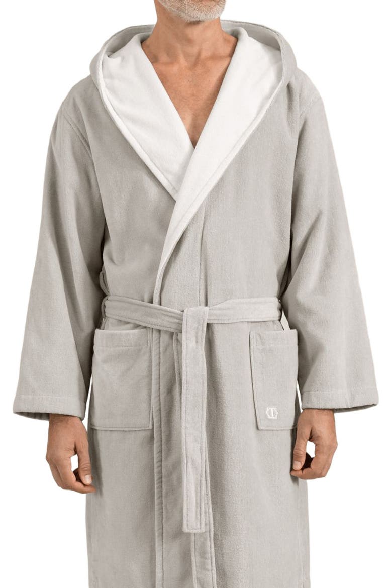 Art Line Men's Bathrobe, Alternate, color, Grey