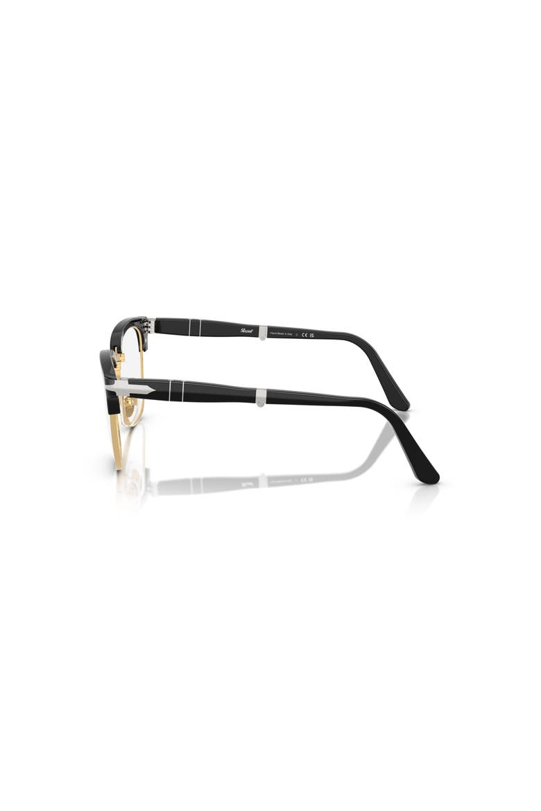 52mm Square optical glasses, Alternate, color, Black