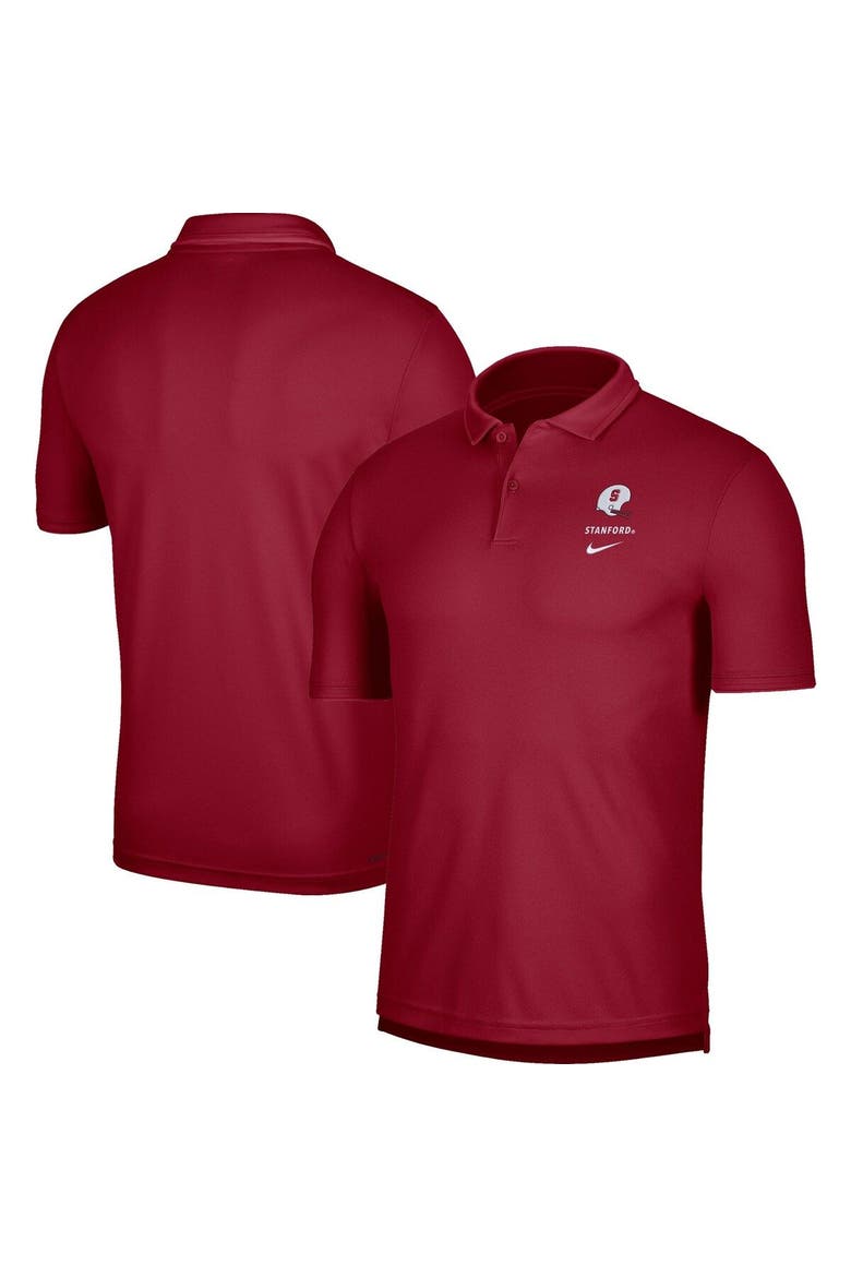 Men's Nike Cardinal Stanford Cardinal UV Performance Polo, Main, color, Cardinal