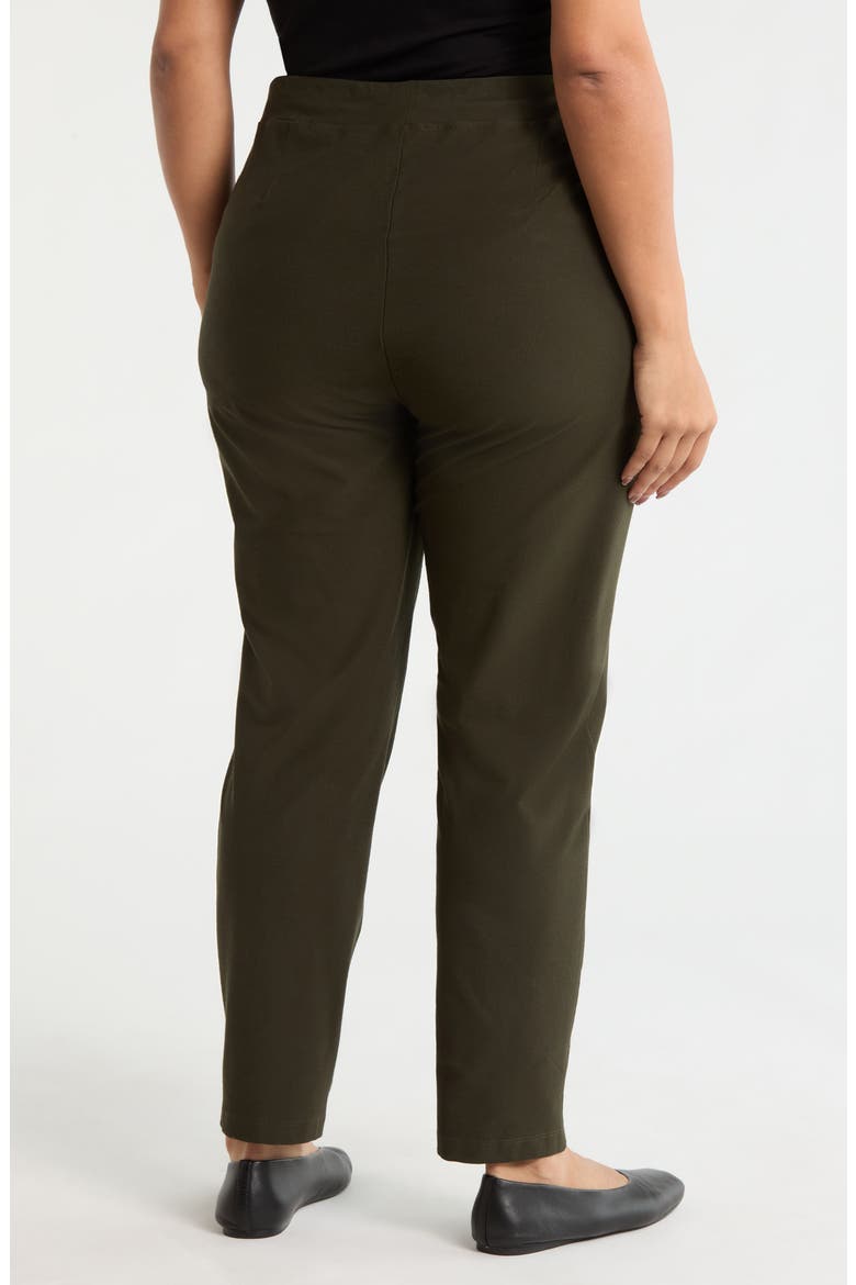 Slim Knit Ankle Pants, Alternate, color, WOODLAND