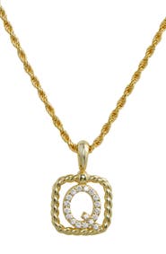 SAVVY CIE JEWELS Initial Pendant Necklace