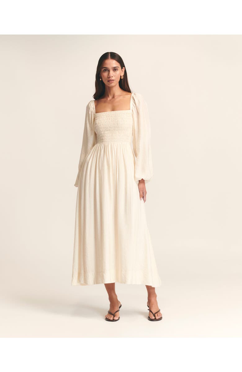 ST MRLO True Midi Dress, Main, color, Cream