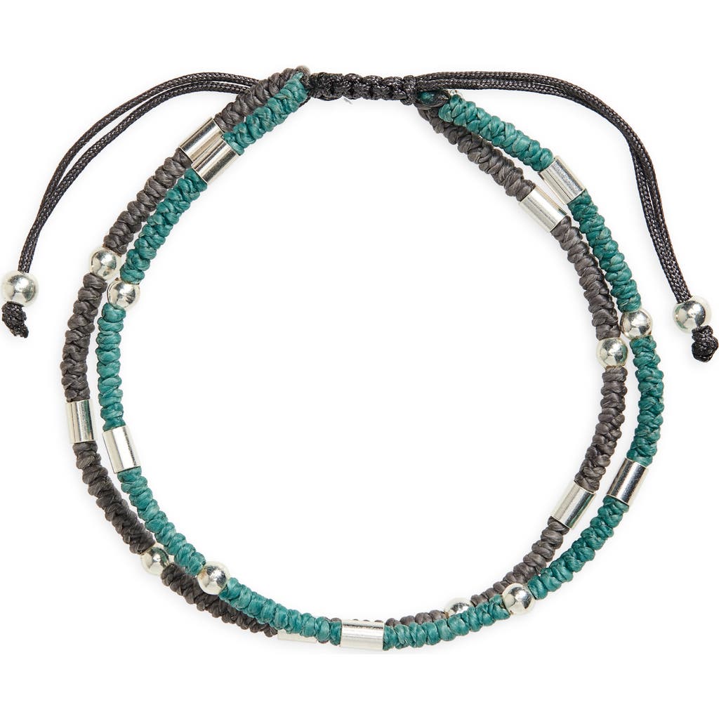 Caputo & Co Balinese Beaded Braided Cord Bracelets