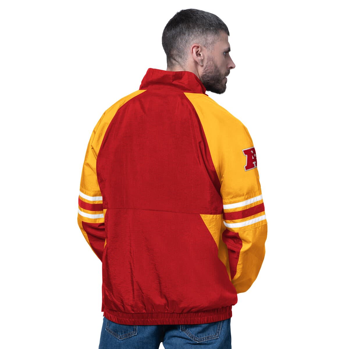 Men's Starter Red Kansas City Chiefs Prospect Half-Zip Pullover - image 2