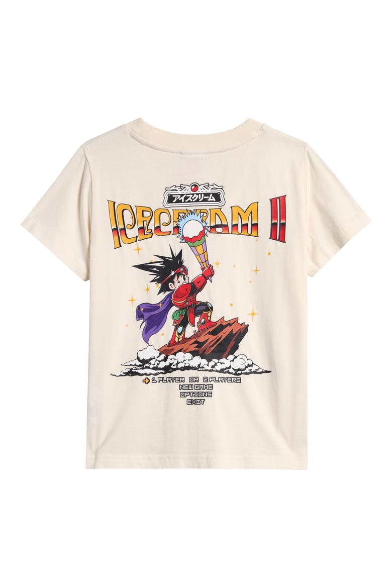 Kids' Fantasy Cotton Graphic T-Shirt, Alternate, color, WHISPER WHITE