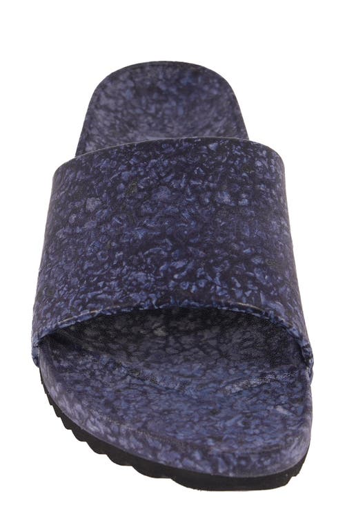 Fleks East Beach Slide Sandal In Blue