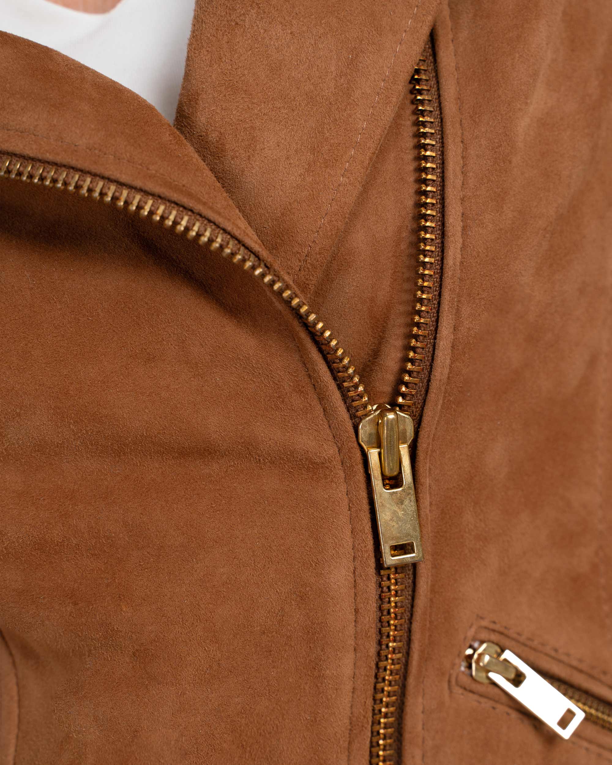Hudson Suede Biker Jacket - image 2