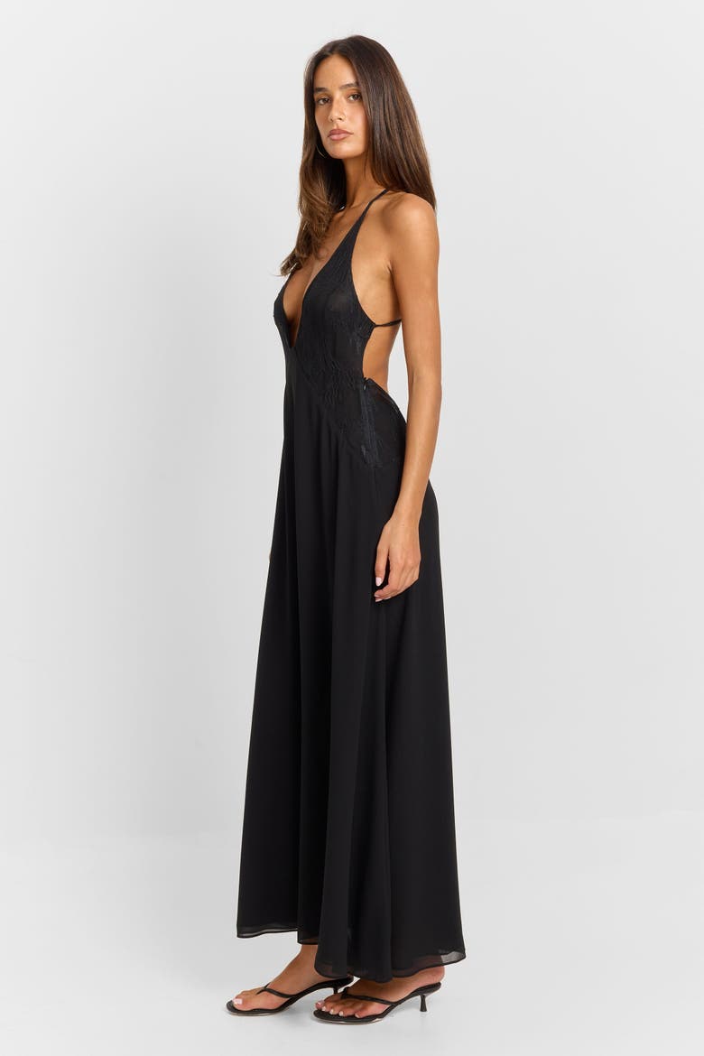 Belladonna Maxi Dress, Alternate, color, Black