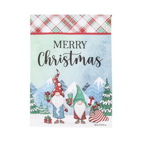 Gnome Christmas Flag