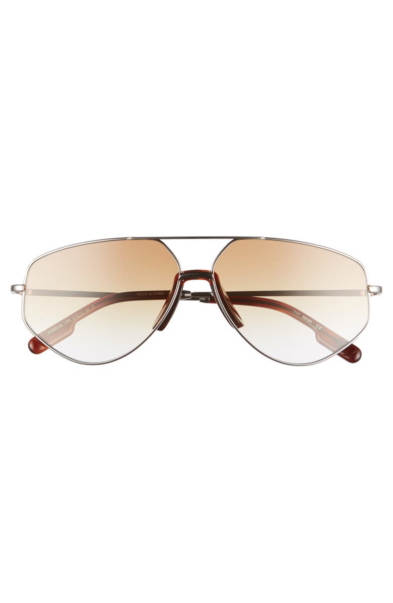 KENZO 61mm Aviator Sunglasses, Alternate, color,