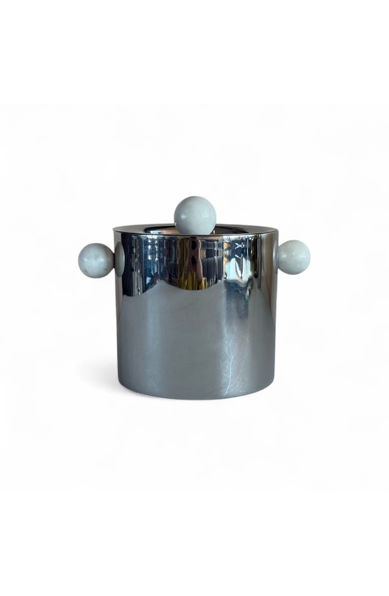 Meso Goods Kora Ice Bucket, Main, color, Silver