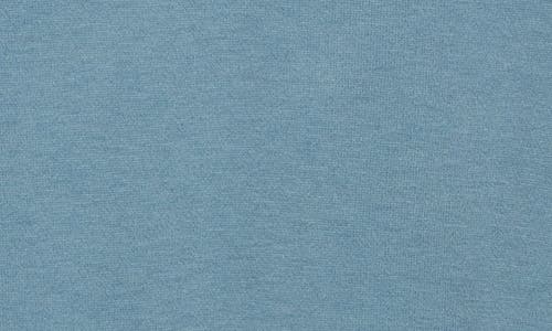 Vince Short Sleeve Wool Blend Sweater In Blue