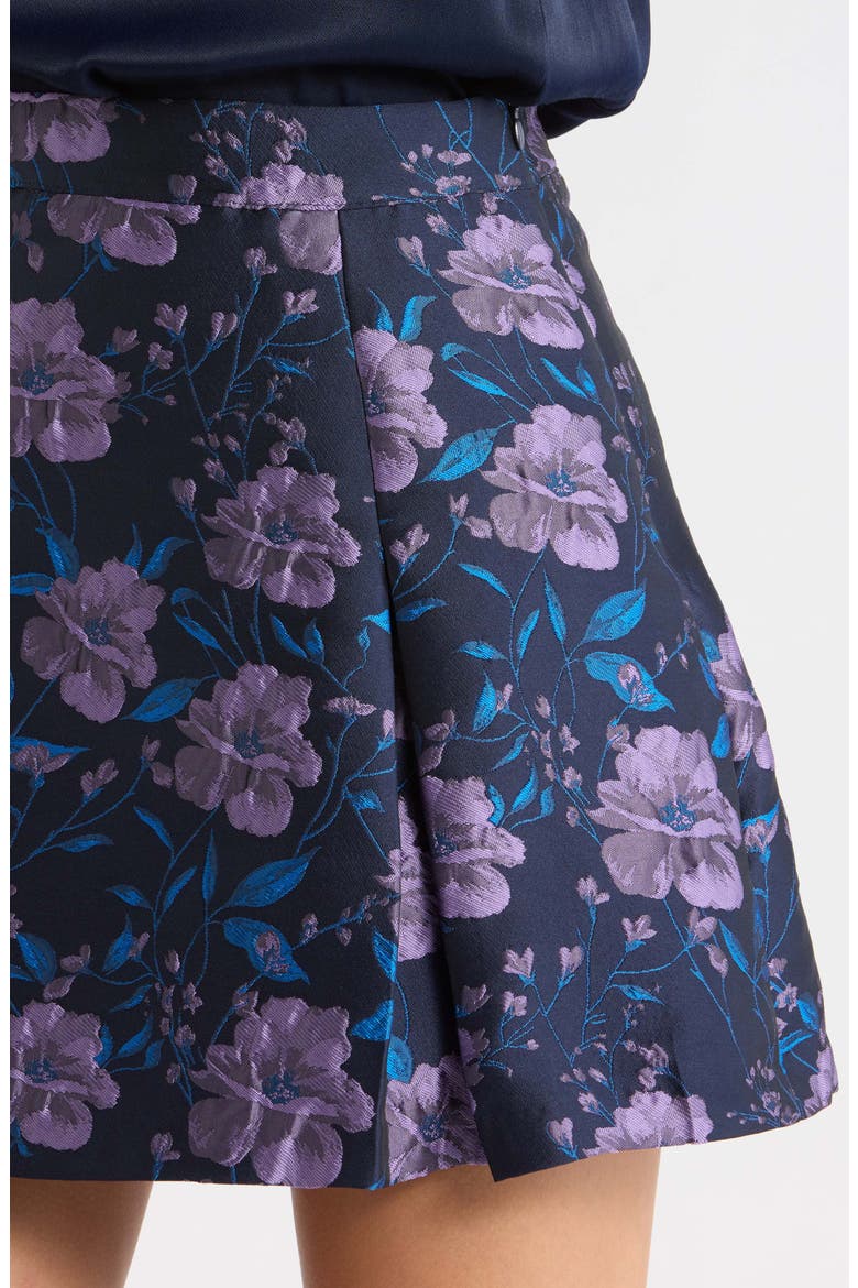 Nicole Jacquard Calera Miniskirt, Alternate, color, NAVY-MULTI