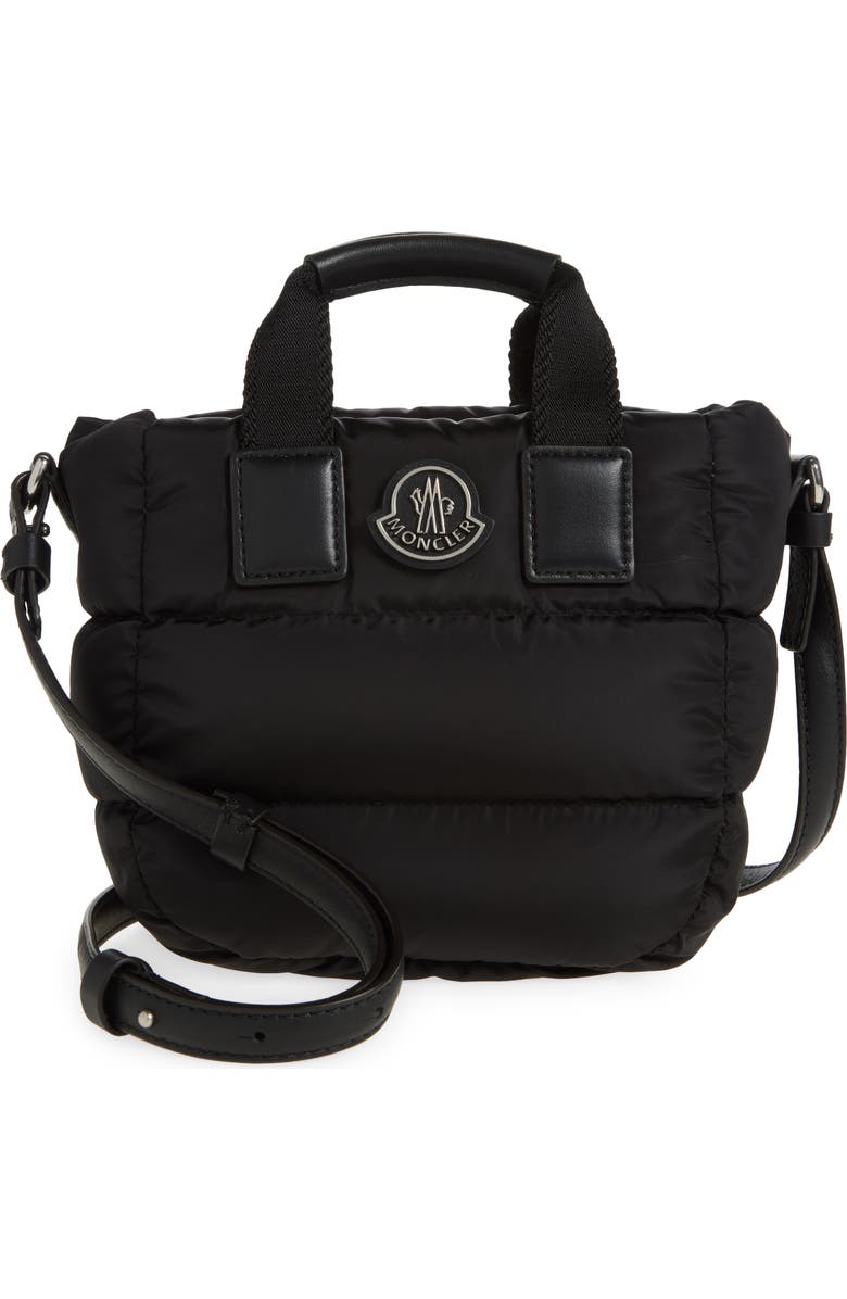 Moncler Micro Caradoc Puffer Crossbody Tote, Main, color,