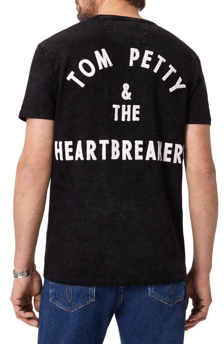 John Varvatos Tom Petty Organic Cotton Graphic T-Shirt, Alternate, color, Black