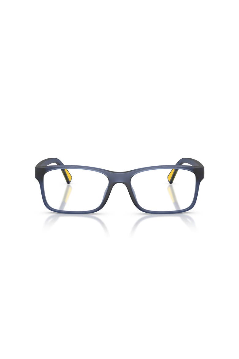 56mm Rectangle optical glasses, Alternate, color, Blue