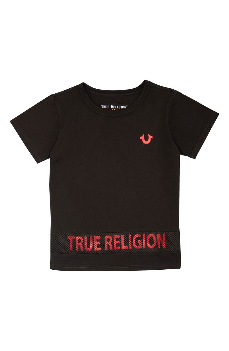 True Religion Brand Jeans High/Low T-Shirt, Main, color,