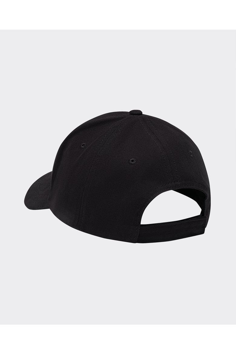 le PÈRE Black Logo Dad Cap, Alternate, color, Black